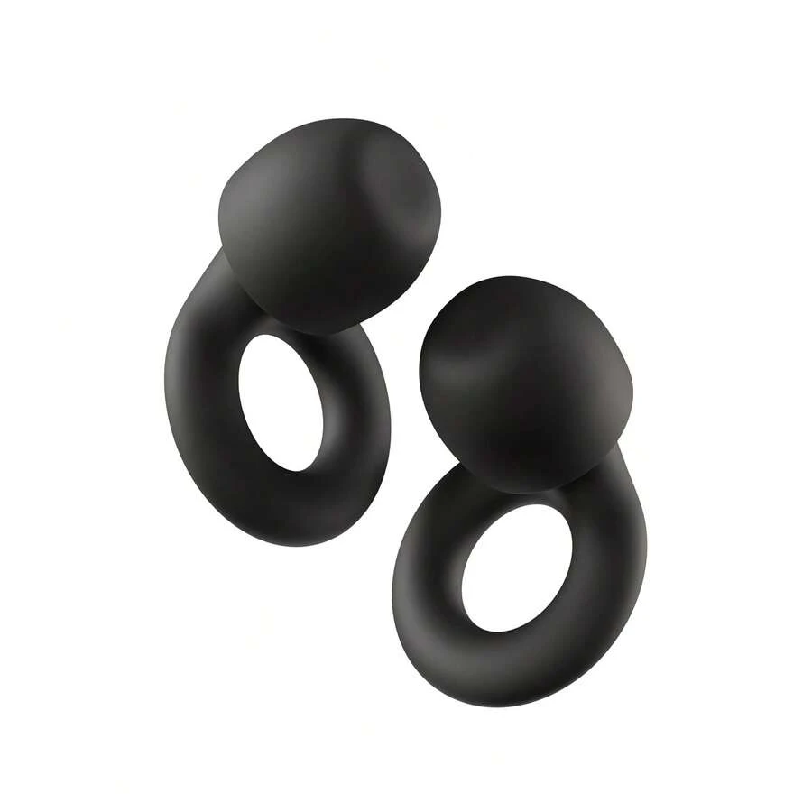Reusable Silicone Earplugs, Noise-Reducing Earplugs For Sleep, Swimming, Travel, Studying, Work, Ultra-Soft Comfortable Hearing Protection, Flexible Custom Fit, 24dB SNR, Durable Daily Use Ear Plugs For Adults And Teens - One Size Fits All - View 1