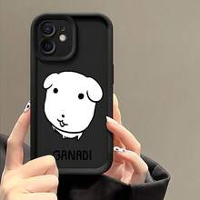 Funda para teléfono: Carcasa de perro GanadiS de dibujos animados para 17 16e 16 15 14 13 12 11 Pro X XR XSMAX 8 Plus, cubierta trasera de TPU suave anticaídas - Colores mezclados - Ver 5
