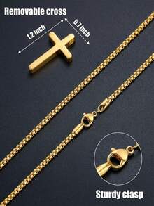Men's Pendant Necklace Suitable For Daily Wear - Multicolor - View 2