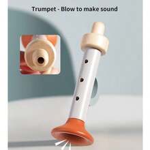 5pcs Kids Early Education Hand Bell Set, Musical Enlightenment Sand Shakers, Baby Hand-Grip Rattles, Wooden Musical Instruments Toys, Baby Music Enlightenment Early Education Gift Box - Multicolor - View 10