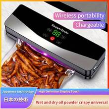 ENSSU Portable Wireless Automatic Food Sealer, USB Rechargeable, Suitable For Kitchen, Outdoor, Camping, Emergency, Manual/Pause Function, Compact Vacuum Sealer, Suitable For Snack Bags, Long-Term Preservation, Survival Gear - Multicolor - View 2