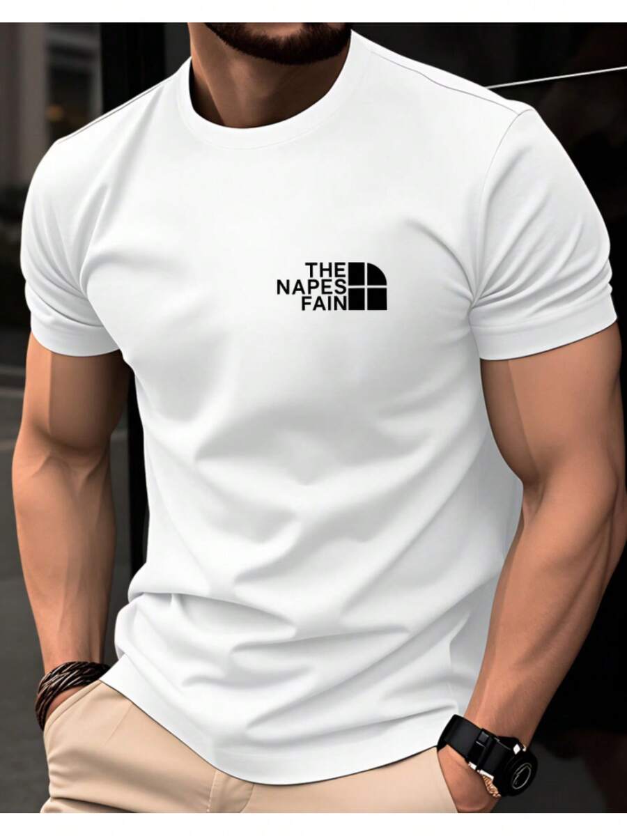 Effortless Texture! A Simple, Casual T-Shirt That's Incredibly Flattering For Everyday Outings. A Cool And Breathable Summer Tee, Perfect For Wearing In Spring. - 白色 - 查看 1