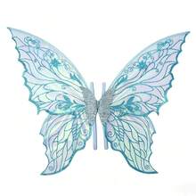 成人與青少年仙女翅膀套裝，包含翅膀、花冠、魔杖與耳朵，適合角色扮演、派對與萬聖節活動 - 彩色 - 查看 16