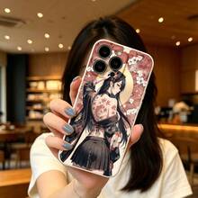 手机壳:适配 iPhone17 16 15 14 13 12 11 proPro Max系列 和風桜鯉刺青男女高级感 - ホワイト - チェックする 1