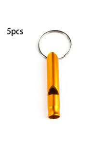 5 buah Peluit Mini Paduan Aluminium Berwarna-warni untuk Bertahan Hidup, Suara Keras dan Jernih, Cocok untuk Pelatih, Wasit, Berkemah, Pelatihan Anjing, dan Bertahan Hidup di Alam Terbuka - MultiWarna - View 18