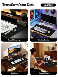 1pc Extra Large Non-Slip Desk Mat/Mouse Pad, Printed With Multiple Anime Character Patterns, Suitable For PC, Office And Home Use. This Desk Mat Can Improve The Comfort Of Desktop Use, Making It An Ideal Gift For Your Partner. It Features A High-Density Rubber Base To Ensure Stability, With A Smooth And Delicate Surface; Offers A Variety Of Styles Including Anime, Minimalist And Landscape. - Anime Characters - View 9