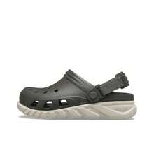 Crocs Duet Max Clog EVA Soft And Comfortable Clogs, Unisex Style, Dark Grey. - Dark Grey - View 1
