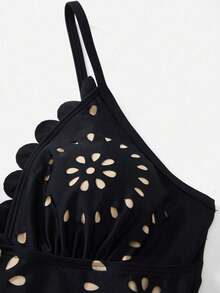 Swim Oasis Traje de baño de una pieza elegante y maduro estilo BOHO a juego, para playa y resort de primavera/verano - Blanco - Ver 8