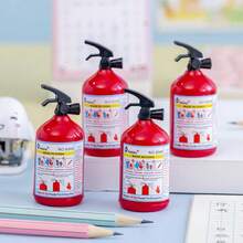 Cute Fire Extinguisher Creative Single Hole Pencil Sharpener Cartoon Manual Pencil Sharpener Pencil Shaver Hand Crank Pencil Sharpener - Multicolor - View 5