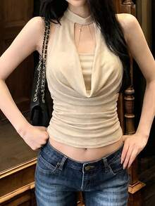 Women Tops - Black - View 4