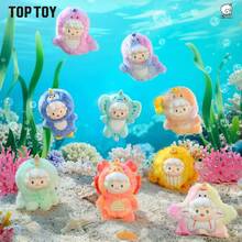 TOPTOY Rolled Sheep Ocean Adventure Series PVC Plush Blind Box Cute Pendant Birthday Gift - Multicolor - View 1
