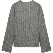 ZARA Sweatshirts Women's Crew Neck Moderate Check - 查看 2