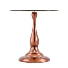 Round Glass Side Table, Modern And Elegant Coffee Table With Tempered Glass Top And Stable Base, Compact Side Table For Living Room And Bedroom (Table Only) - 棕色 - 查看 2