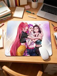 Hasbro Alfombrilla de ratón antideslizante con temática de dibujos animados 20x24cm, tamaño pequeño para escritorio, oficina, juegos & uso diario, alfombrilla de ratón de computadora con estampado de personajes lindos, regalo perfecto para fans, estudiantes & trabajadores de oficina - Multicolor - Ver 7