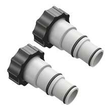 2 cái đầu nối ống thay thế kiểu ren kẹp cho bộ bể bơi Intex, dùng cho ống 1.5 và 1.25 inch, phù hợp với bơm lọc, máy tạo clo, hệ thống muối có kết nối ống ren - A - Xem 9