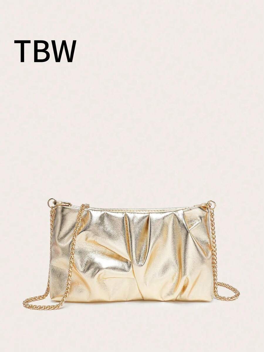 Nuevo Bolso de Hombro Versátil de Verano para Mujer, para Viajes Diarios y Uso Casual - Oro 2 - Ver 1