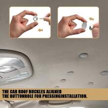 10pcs Car Headliner Clip Set, Universal Quick Install Fasteners For Repairing Sagging Headliner, Car Interior Repair Kit, Eliminate Rattles, Ideal Easter Gift Choice - Ceiling Tape - View 2