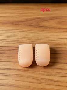 Home Use Toe Caps, Perforated Breathable Toe And Finger Protective Covers, Practical Design, Made Of High-Quality Soft Silicone Material, Suitable For All Seasons, Unisex, Suitable For Work Protection, Anti-Friction, Anti-Slip, Daily Necessity. (2pcs/Pack) - A - View 15