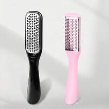 MONKIDS 2pcs Double-Sided Foot File Black And Pink, Professional Foot Care Tool Callus Remover Dead Skin File, Removes Dead Skin And Calluses, Double-Sided Coarse And Fine Grinding Surface For More Efficient Dead Skin Removal, Slightly Curved Shape, Better Fit To Foot Shape, Dry And Wet Use, Washable, Durable, Professional Foot Care Pedicure File, Suitable For Home And Travel - Multicolor - View 12