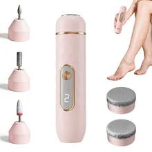 FollowBreak 5-In-1 Wireless Electric Foot File, 1pc Rechargeable Handheld Foot Dead Skin Remover, Can Polish Feet And Nails, Professional Electric Callus Remover, Multi-Function Personal Foot Polishing Tool, Suitable For Home And Nail Salon Callus Removal, Foot Care Tool - Multicolor - View 9