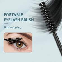MONKIDS 8/12/14PCS Eyelash Tool Set, Includes Eyelash Curler With Comb, Eyelash Brush, Eyelash Tweezers, Steel Comb, Silicone Pad, Suitable For All Eye Shapes, Curl And Lift Eyelashes, Suitable For Women's Eye Eyelash Set, Stainless Steel Eyelash Curler - Black - View 9
