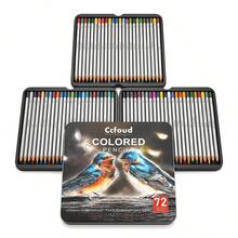 72pcs Oil-Based Colored Pencils Suitable For Drawing, Blending & Shading - Rich Multicolor Wood Pencils With Wood, Durable Color For Artists & Students, Ideal For Blending Effects,For Professional Artistic Use - 72 Colored Drawing Pencils - View 9