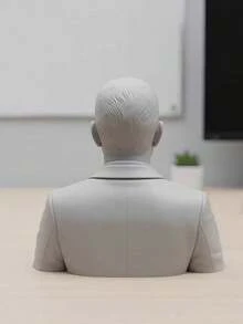 Collectible Portrait Statue 3D Printed Product, Urban Elegant Half-Body Bust Customized Model, Capturing Calm And Poised Daily Life, Preserving Urban Humanistic Atmosphere, Showcasing Elegant Elegant, Ideal Choice For Home Decor - Multicolor - View 7