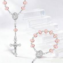 15pcs/Set Naming Ceremony Set: Faux Crystal Cross Bracelet, Suitable For Birthday Party, Commemorative Gift, Naming Ceremony, Wedding Party, Women's Naming Ceremony, Birthday Party Gift, Wedding Party Gift, Pre-Wedding Party Gift, Anniversary Party Gift, Suitable For Mother, Couple, Best Friend Daily Wear, Mother's Day Gift - A - View 11