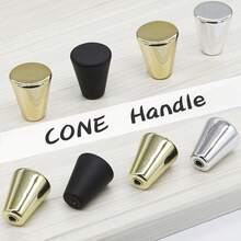 4/8pcs Plastic Conical Drawer Pulls, Cabinet Door Handles, Suitable For Drawers, Cabinets, Wardrobe Doors, Vanity Cabinet Doors, Bedroom Decor, With Installation Screws Included - single hole - View 6