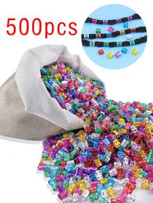 100pcs Multi-Color Hair Accessories Set, Suitable For Braids & Dreadlocks, Includes Beads, Hair Ties, Clips And Adjustable Metal Headbands - Multicolor - View 10