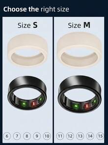 15pcs Silicone Anti-Scratch Soft Rings, Lightweight Elastic Silicone Covers, Daily And Fitness Protection, Scratch-Resistant, Soft Silicone Material, Suitable For Sports Wear - Multiple Styles - View 6