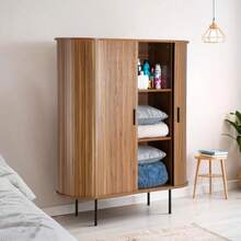 Wardrobe, Clothes Storage Unit, Multipurpose Organizer, Maple Wood, Bedroom Dresser - 1 - View 1