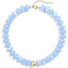 Collar de cuentas gruesas y coloridas, collar personalizado de cuentas acrílicas multicolor, joyeríajustable para la playa de verano, regalo para mujeres. - Verde Oliva - Ver 1