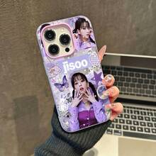 Collage estrellado de Jisoo moradofunda de teléfono Fundas compatibles con ,Apple,VIVO,OPPO,,, y Honor.Fabricadas en silicona TPU,ofrecen protección contra golpes y caídas. - Morado - Ver 4