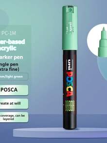 1pc UNI PC-1M 0.7mm Acrylic Fiber Tip Poster Marker, Waterproof, For Students, Office, Painting, Art, Back To School - PC-1M 0.7mm - View 17