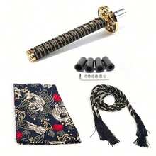 Pomo de palanca de cambios estilo espada samurai JDM de 200mm/150mm - Collarín y adaptador universal a prueba de polvo para bota de palanca de cambios, compatible con la mayoría de autos con transmisión manual, compatible con , , Subaru, palanca de cambios estilo racing - A - Ver 10