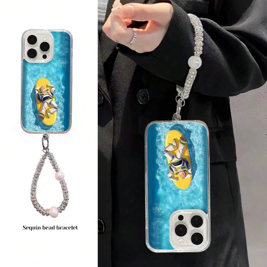 1 pieza Funda transparente magnética de acrílico, diseño único, alta apariencia, versátil, antideslizante y antigolpes con protección multifuncional, compatible con Samsung, Apple, OPPO y XYTMCX1701 - TMCX-TM-XYTMCX1701+S008 - Ver 1