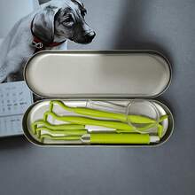 Green Tick Removal Tool Set In Metal Box, Dog Tick Removal Tool - Easy-Grip V-Shaped Head, No Residue, Portable And Durable, Suitable For Home Or Travel Use, Tick Remover Easy To Grip | Easy To Use | Can Be Used At Home Or On The Go, Comes With Metal Box For Easy Storage - View 5