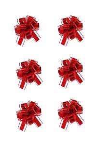 12 cái/6 cái/1 cái nơ ruy băng gói quà, nơ ruy băng Giáng Sinh màu đỏ lớn, nơ ruy băng sinh nhật tái sử dụng, dùng cho hộp quà và trang trí, gói quà, giỏ cưới, hộp quà tiệc sinh nhật và trang trí hoa, trang trí quà Giáng Sinh, phụ kiện tiệc Giáng Sinh - màu đỏ - Xem 7
