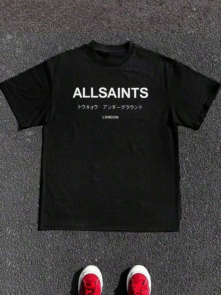 Men's T-Shirt With Urban Design Featuring , Tokyo, Underground And London. Modern And Casual Style, Ideal For Any Occasion. - 白色 - 查看 1