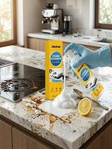 Powerful Multi-Functional Magic Foam Cleaner, Heavy Duty Kitchen Degreaser & Stain Remover For Ovens, Grills & Sinks, Professional Home Deep Cleaning Foam Spray - 液體 - 查看 1
