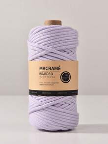 Tali Katun Kepang Tebal 5mm/50m, Tali Katun Warna Serbaguna, Cocok Untuk Merajut DIY, Sulaman, dan Dekorasi Pesta Liburan - MultiWarna - View 6