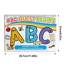 Uppercase And Lowercase Letter Practice Book - With Stroke Guidance For Tracing Uppercase And Lowercase Letters, Letter Pronunciation And Word Practice Activities, Clear Writing Lines For Daily Practice, Develop Writing Skills, Letter Recognition, Vocabulary And Early Reading Skills - Letter Practice - View 9