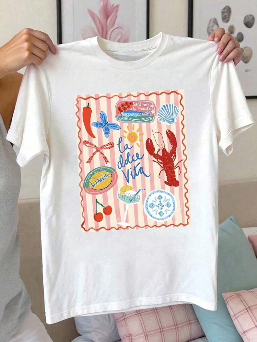 Women T-Shirts - 白色 - 查看 1