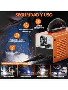 HITBOX Soldador de varilla 160A máquina soldadora Lift TIG MMA ARC 2 en 1 mini máquina soldadora portátil de 110V con Arc Force Hot Start Anti-Stick pantalla digital LCD y soldador inversor IGBT - como en la imagen - Ver 9
