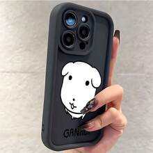Funda para teléfono: Carcasa de perro GanadiS de dibujos animados para 17 16e 16 15 14 13 12 11 Pro X XR XSMAX 8 Plus, cubierta trasera de TPU suave anticaídas - Colores mezclados - Ver 4