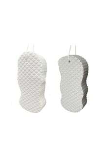 4pcs/1pc 3D Thickened Solid Color Fish Scale Pattern Soft Non-Shedding Exfoliating Massage Shower Sponge, Soft Foam Body Cleanser, High Density Sponge Shower And Bath Scrub, Painless Home Scrubbing Tool, Suitable For Daily Shower Use - Bath Sponge - View 16