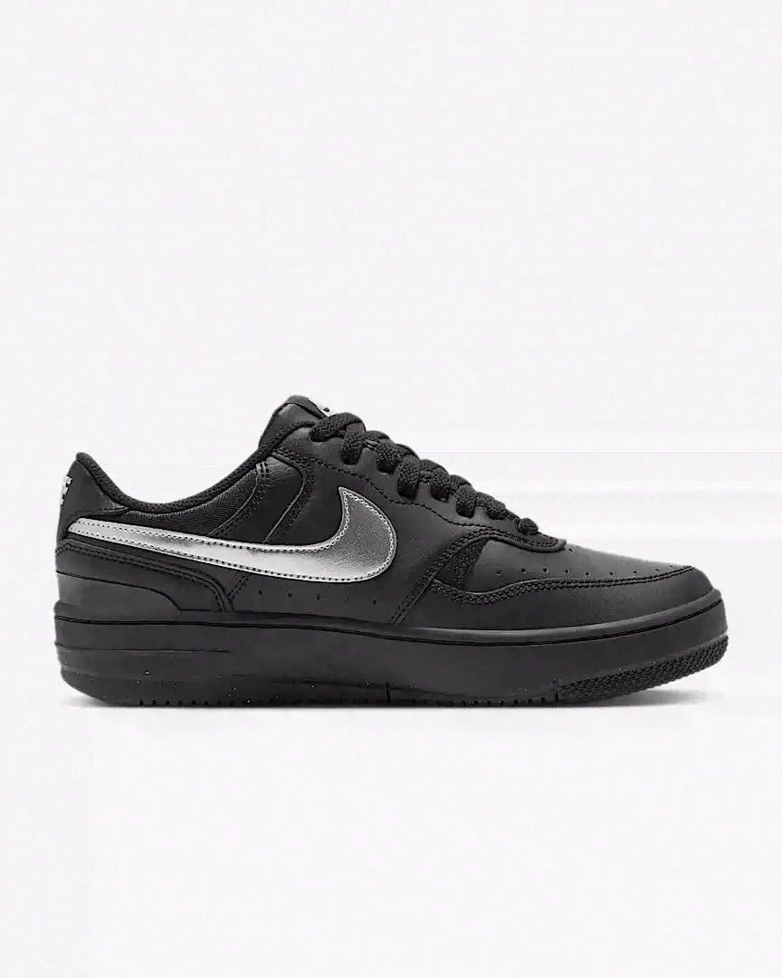 Nike Women's Shock-Absorbing Versatile Platform Low-Top Sneakers - Hitam - View 1