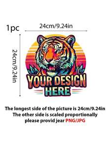Custom Iron On Transfers, DTF Transfer Film, Personalized Heat Transfer Sticker For T Shirts Bags Hats Pillows Clothes, DIY Photo Logo Text, Wedding Gifts, Birthday, Mother's Day, Father's Day, Graduation, Gift For Him, Ready To Press, Unique Gift - Multicolor - View 7