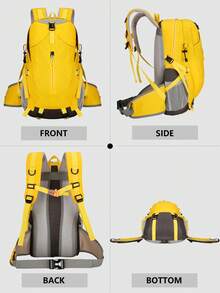 Breathable Outdoor Sports Nylon Women's Backpack, Can Fit 15.6-Inch Laptop; Multifunctional Hiking Bag, Large Capacity Travel Bag; Multi-Pocket Trekking Bag, Suitable For Travel, Vacation, Hiking, Skiing, Shock Absorption, Camping, Outdoor Sports, Holiday Gift, Birthday Gift - Multicolor - View 7